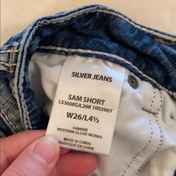 Silver Jeans “Sam” Shorts Size 26 - Picture 4 of 10